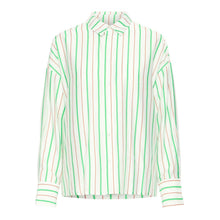 IHKatya Shirt greenbriar stripe ICHI