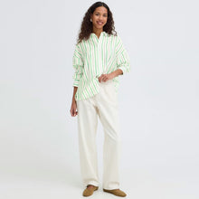 IHKatya Shirt greenbriar stripe ICHI