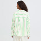 IHKatya Shirt greenbriar stripe ICHI