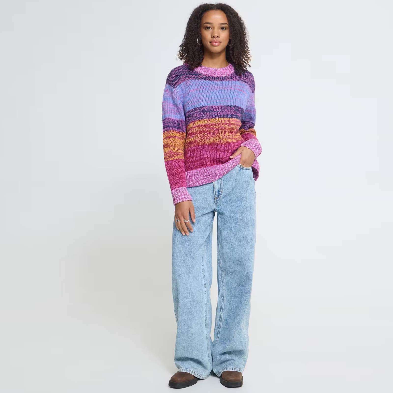 IHLinea LS Jumper meadow mauve mix