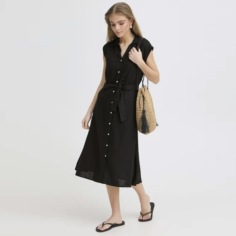 IHLinno DR3 Dress black ICHI