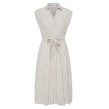 IHLinno DR3 Dress brown stripe ICHI
