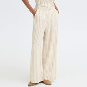 IHLinno PA4 Pants brown stripe ICHI