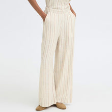 IHLinno PA4 Pants brown stripe ICHI
