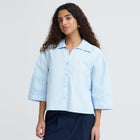 IHLuanne Shirt floaty blue ICHI