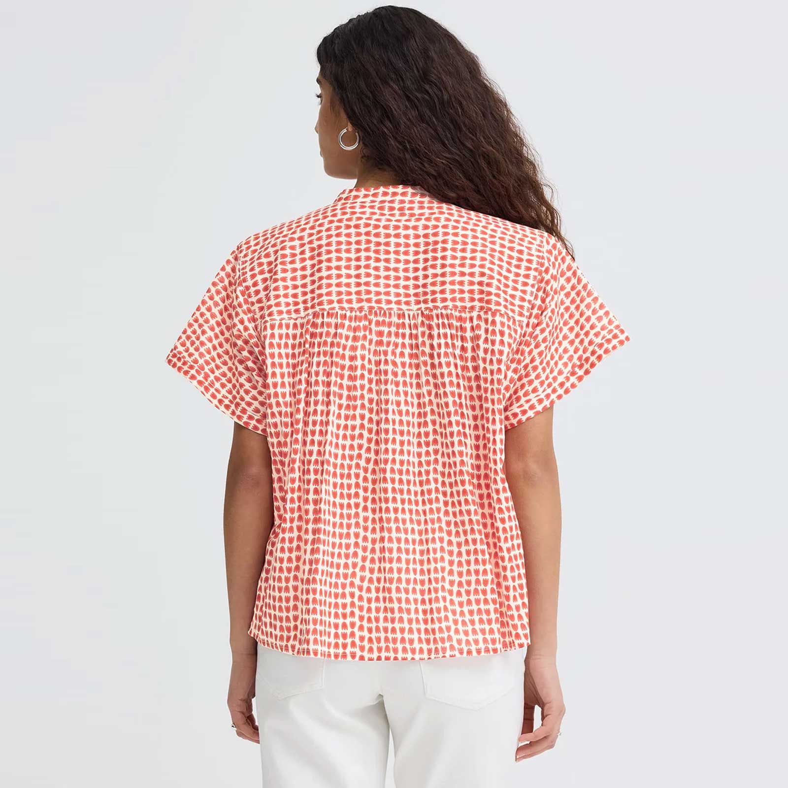 IHLumma Shirt fiery red tulip ICHI
