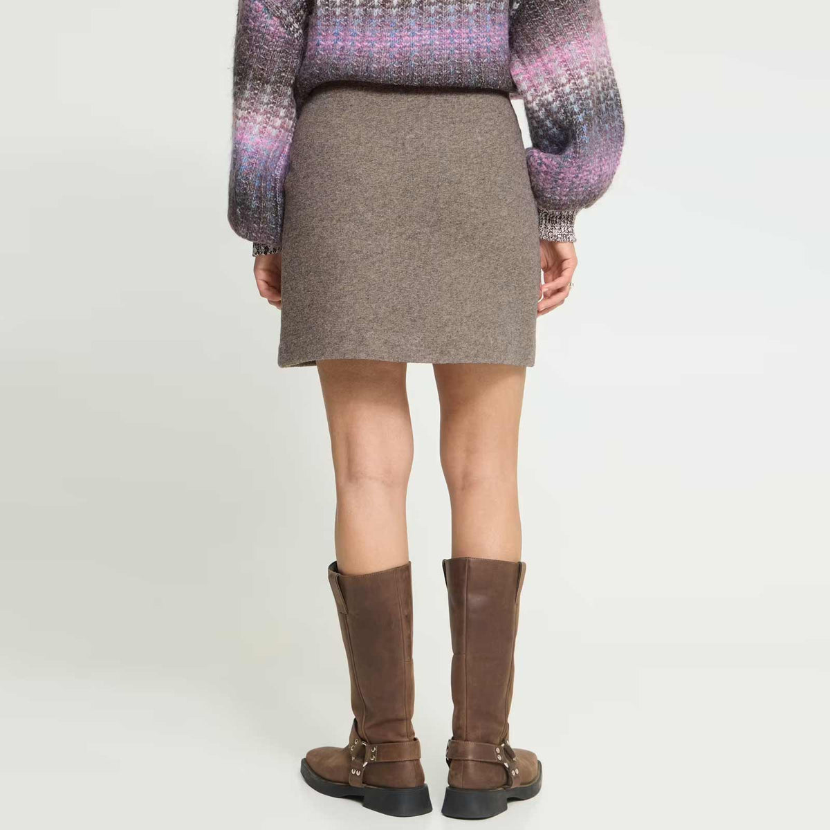 IHWolca Skirt greige melange