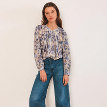 Allover Print Blouse azul INDI&COLD