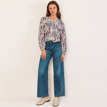 Allover Print Blouse azul INDI&COLD