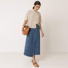 Allover Print Blouse crudo INDI&COLD