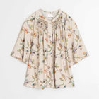 Allover Print Viscose Blouse beige INDI&COLD