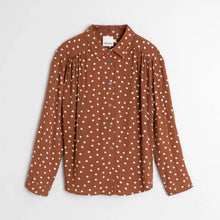 Allover Print Viscose Blouse terracota INDI&COLD