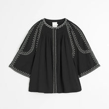 Cotton Blouse negro INDI&COLD