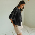 Cotton Blouse negro INDI&COLD