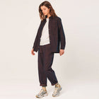 Cotton Check Shirt marino INDI&COLD