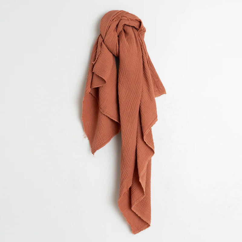 Cotton Scarf terracota INDI&COLD