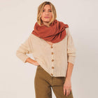 Cotton Scarf terracota INDI&COLD