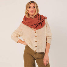 Cotton Scarf terracota INDI&COLD