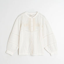 Embroidery Cotton Blouse blanco INDI&COLD