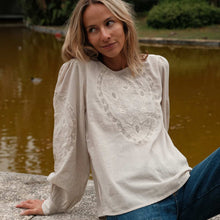 Embroidery Cotton Blouse piedra INDI&COLD