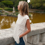 Knit Vest crudo INDI&COLD