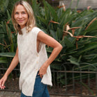 Knit Vest crudo INDI&COLD