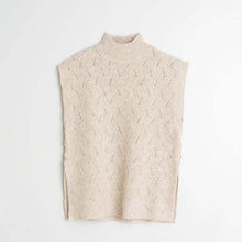 Knit Vest crudo INDI&COLD