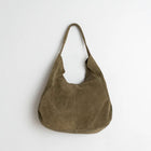 Leather Shopper Bag khaki INDI&COLD
