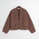 Light Cotton Jacket tabaco INDI&COLD