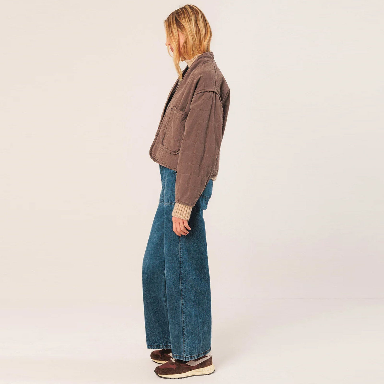 Light Cotton Jacket tabaco INDI&COLD