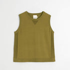 Soft Cotton Vest khaki INDI&COLD