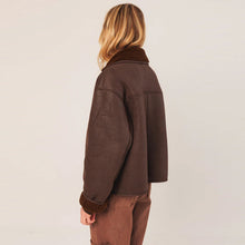 Teddy Blouson Jacket chocolate INDI&COLD