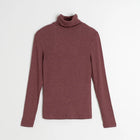 Turtle Neck Longsleeve berenjena INDI&COLD