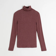 Turtle Neck Longsleeve berenjena INDI&COLD