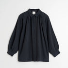 Uni Cotton Blouse navy INDI&COLD
