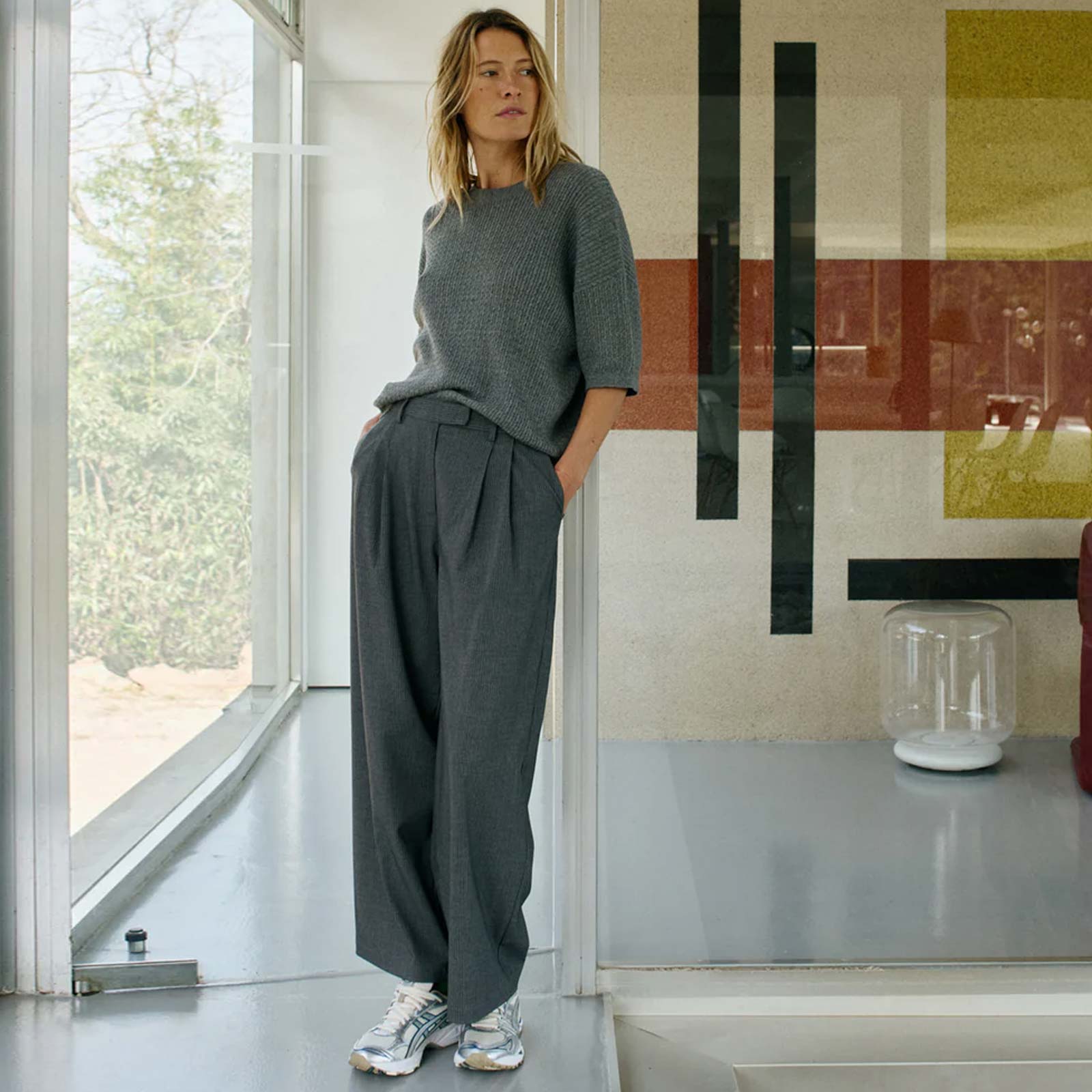 Viscose Pants marengo INDI&COLD