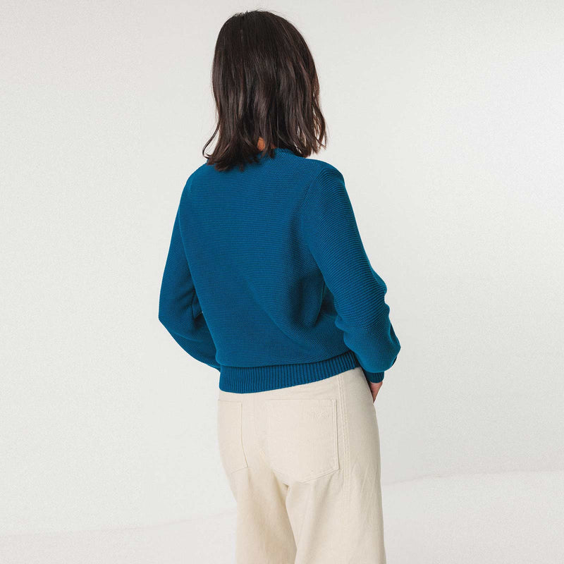 Iradi Sweater oxford blue SKFK