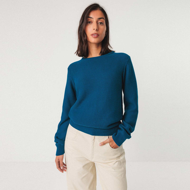 Iradi Sweater oxford blue SKFK