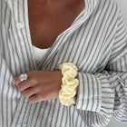 Everyday Scrunchie yellow pointelle Jona the label