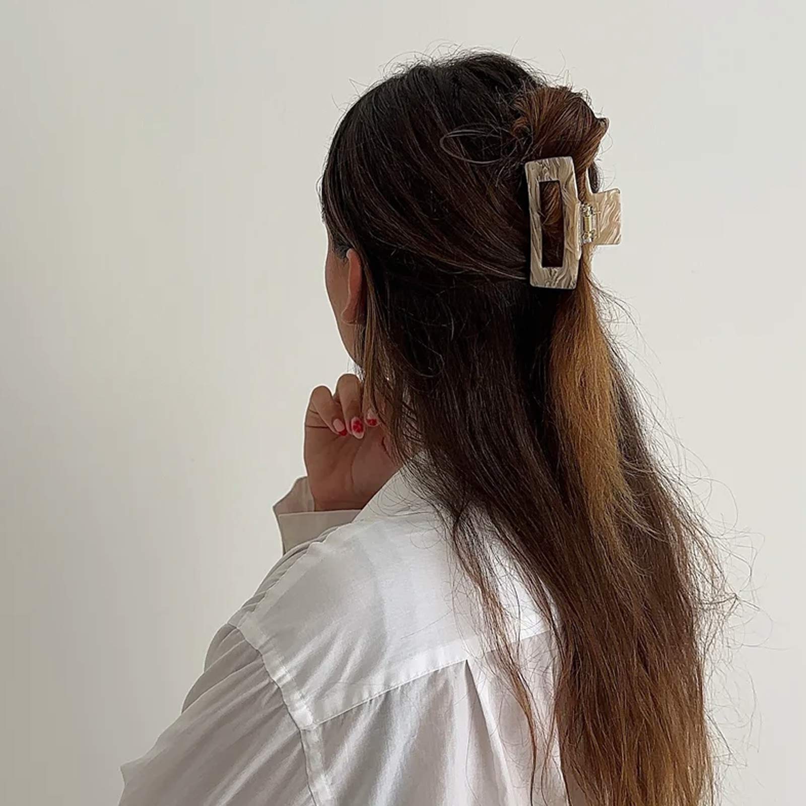 Maja Clip camel swirl Jona the label
