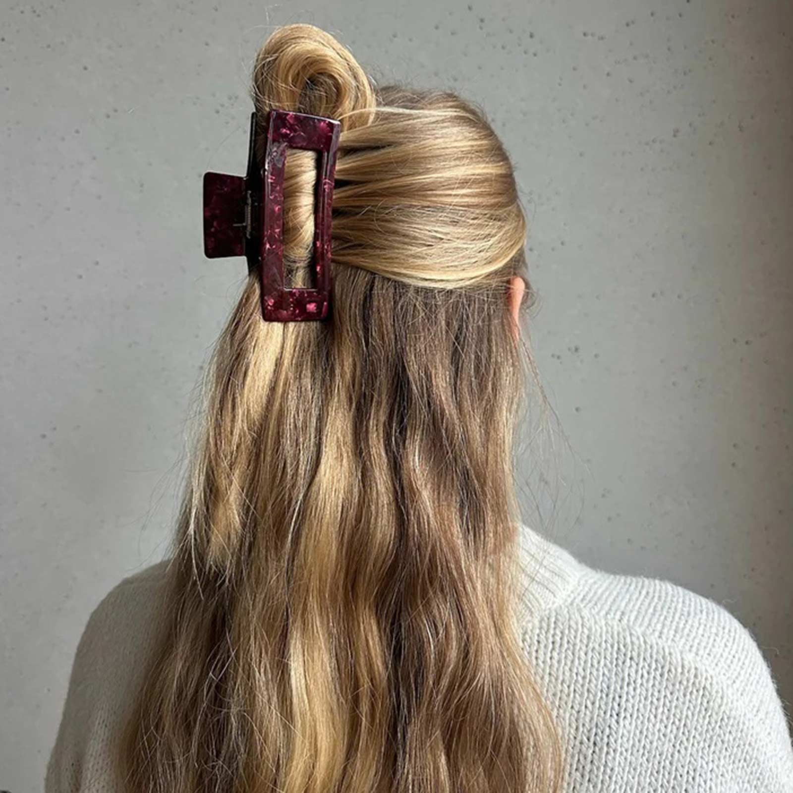 Mila Clip burgundy