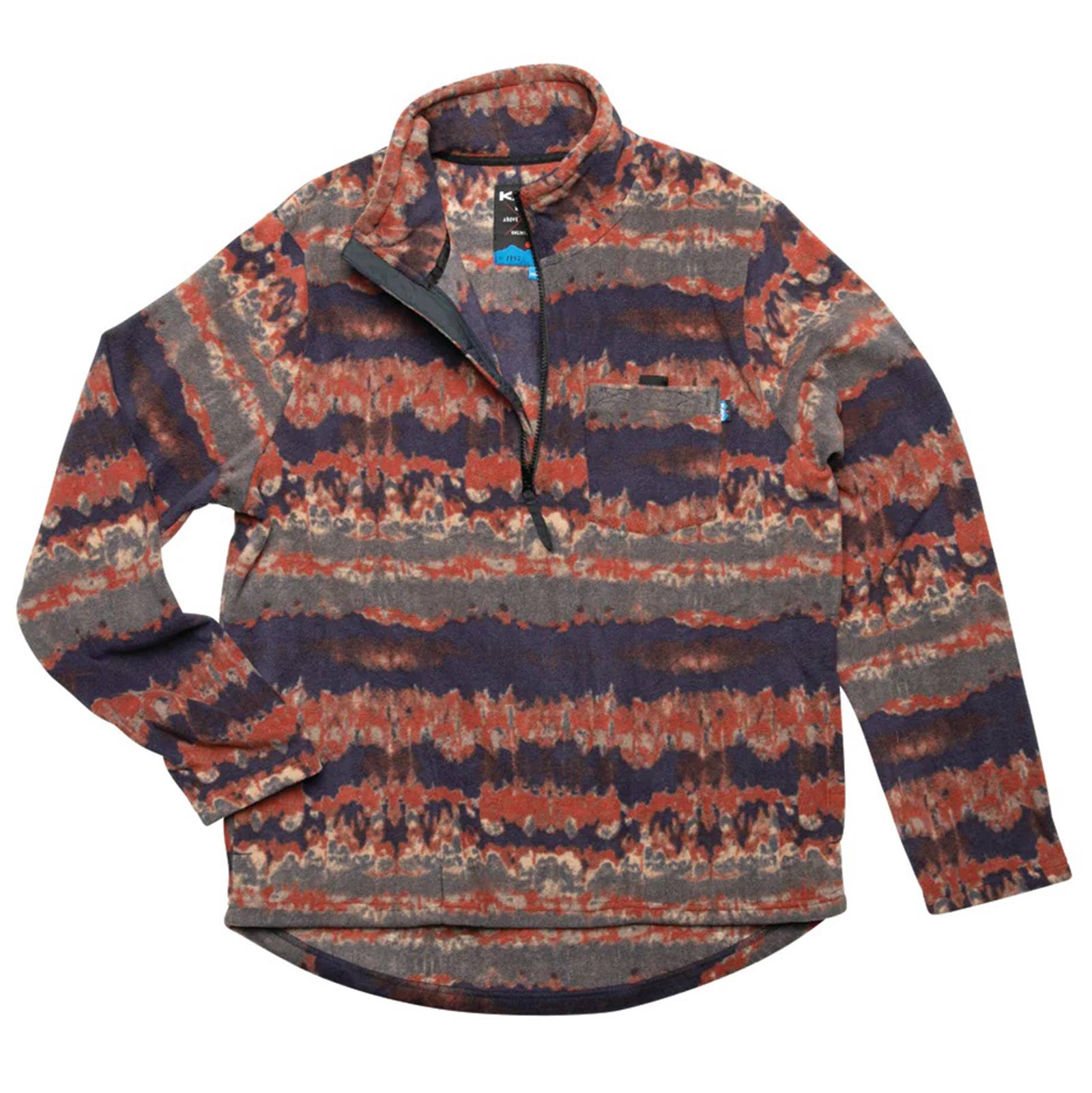 Bay Ridge Fleece Quarter Zip duff tie dye