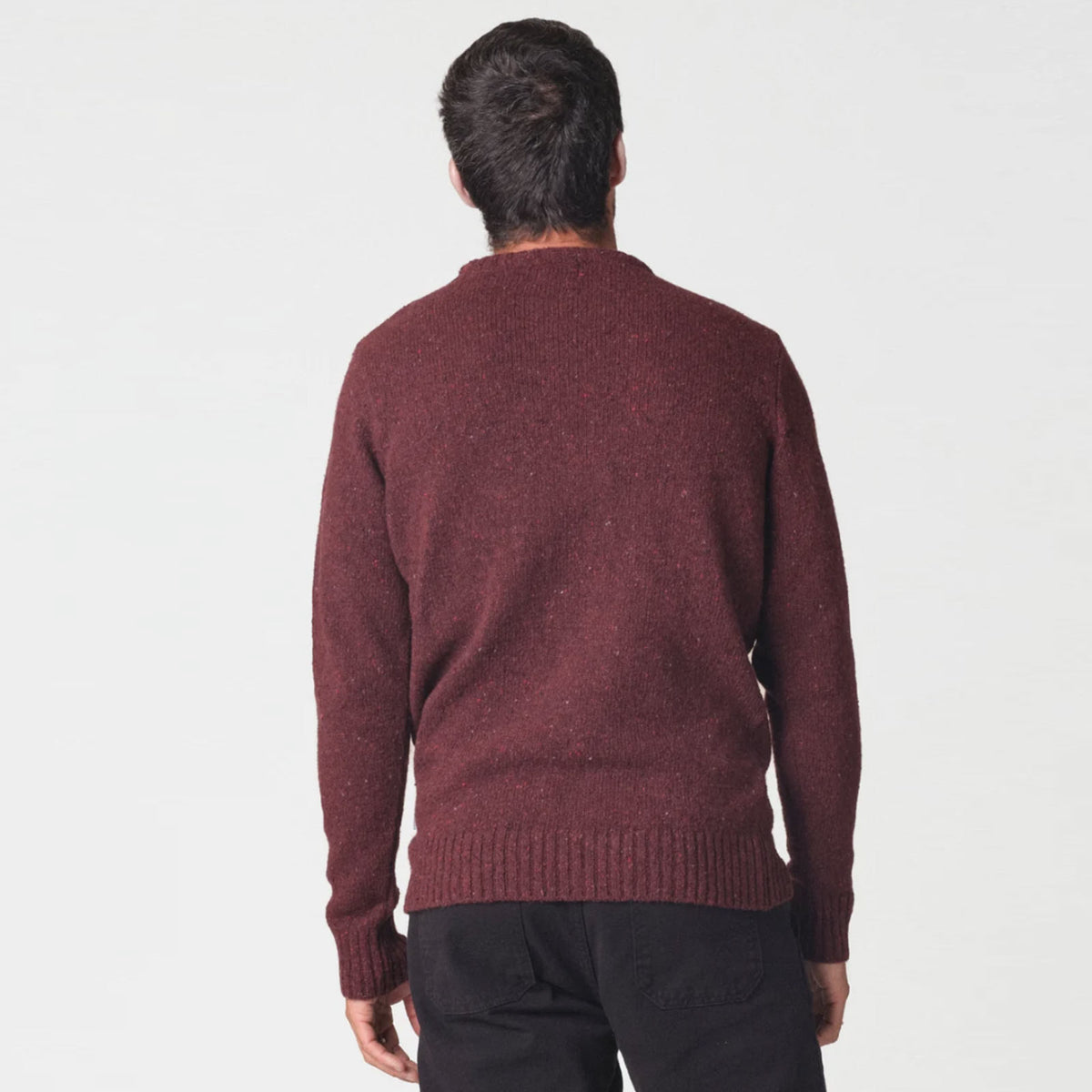 Aage Knit Jumper burgundy