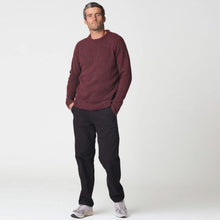Aage Knit Jumper burgundy