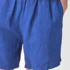 Bertram Linen Shorts surf blue Klitmøller Collective