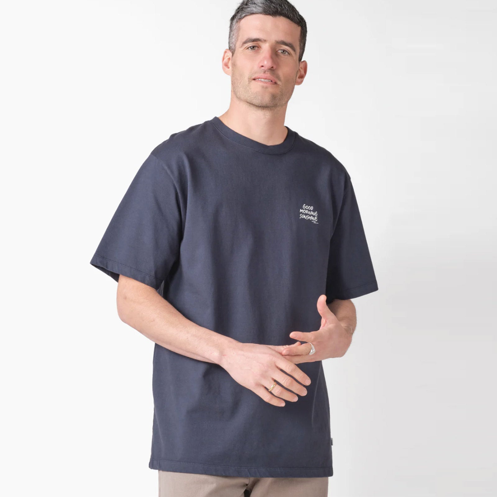 Egon Tee navy Klitmøller Collective