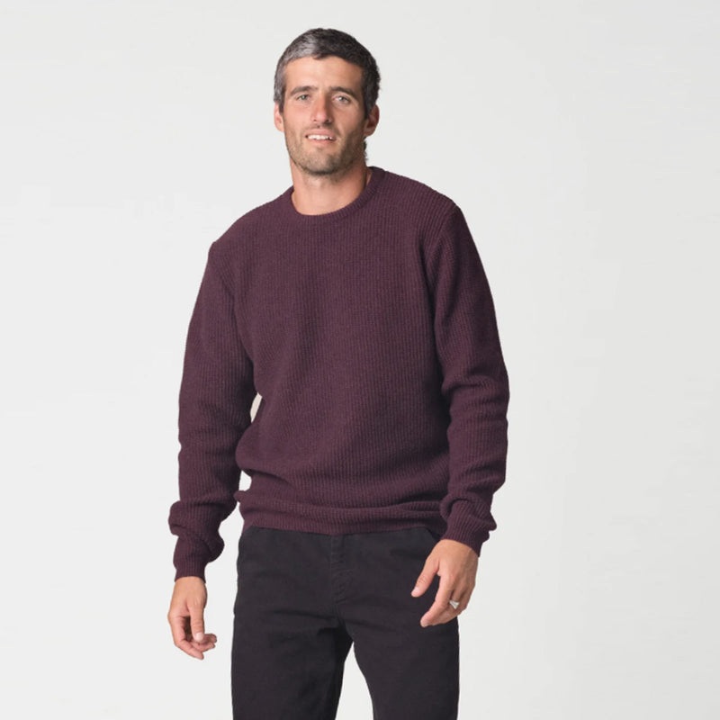 Frede Knit Jumper burgundy