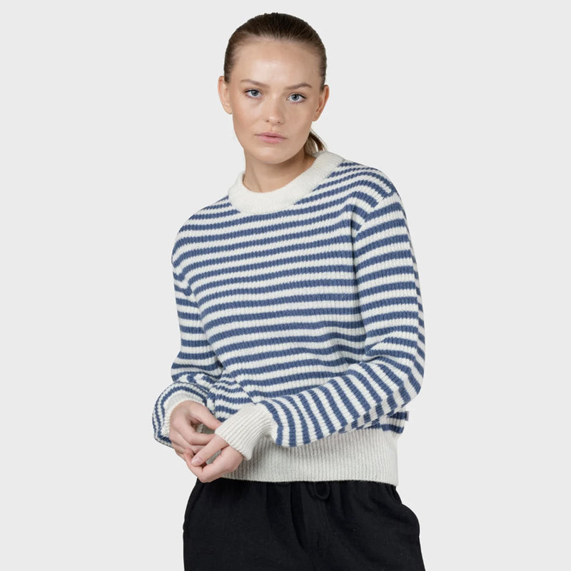 Gunilla Knit Jumper cream/ocean Klitmøller Collective