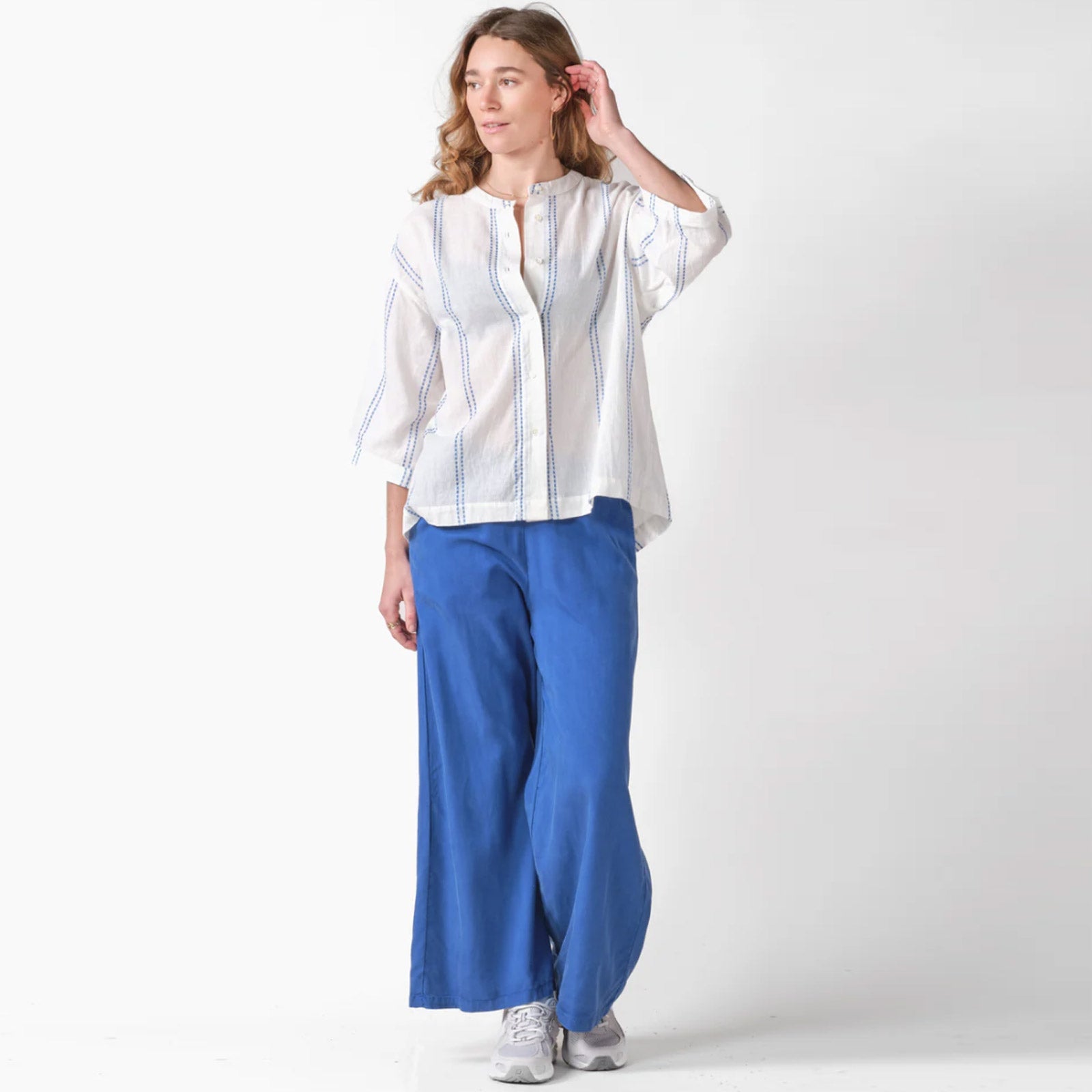 Kaja Lyocell Pants surf blue Klitmøller Collective
