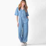 Marna Jumpsuit light blue chambrey Klitmøller Collective